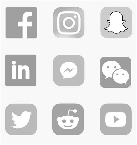 Social Media Icon Png Transparent Png Download Small