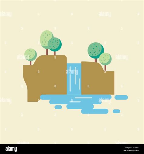 Waterfall Vector Vectors Hi Res Stock Photography And Images Alamy