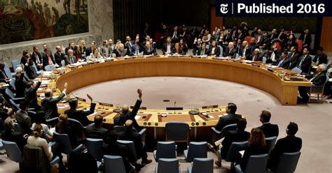 Opinion The Un Resolution Against Israeli Settlements The New