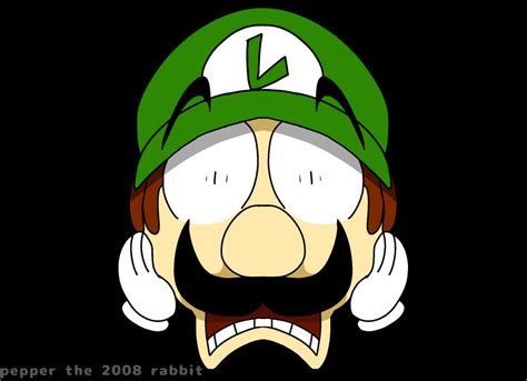 Luigi Screaming By Pepperthe2008rabbit On Deviantart