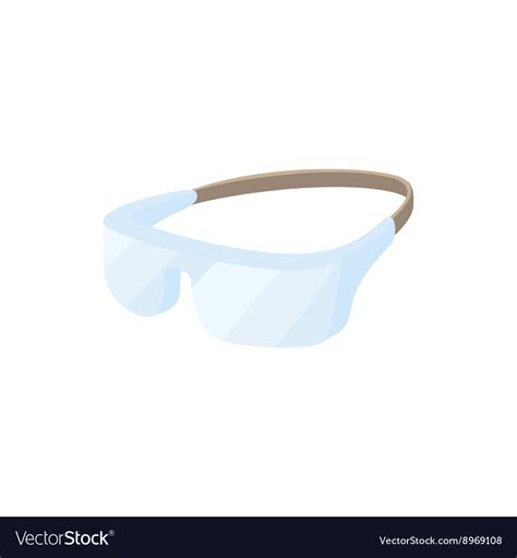 Safety Glasses Icon Cartoon Style Royalty Free Vector Image