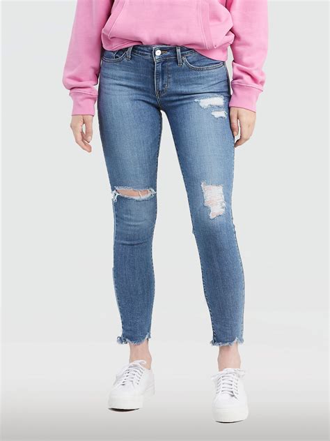 Levis Womens 711 Skinny Ankle Jeans