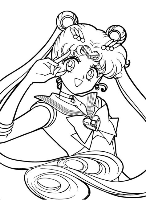 Top 79 Imagen Dibujos De Sailor Moon Para Colorear Vn