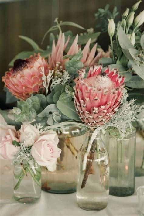 Protea Centerpiece By Máire That Special Day Pinterest