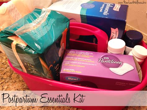 Postpartum recovery products are not at the top of most baby shower registries. Postpartum essentials kit - New Leaf Wellness