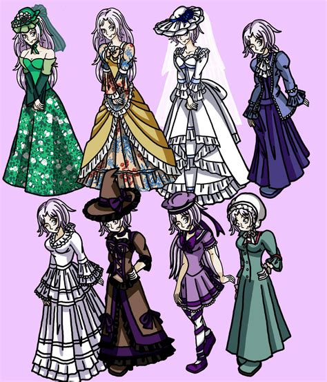 Black Butler Oc Antoniette Fashions 2 By Purpleorchid 8863 On Deviantart