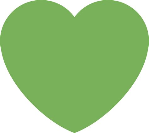 Green Heart Emoji Free Image Png