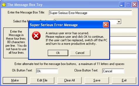 Message Box Toy Untuk Windows Unduh