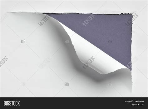 Ripped White Paper Image And Photo Free Trial Bigstock