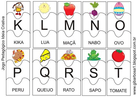 Alfabetos Ideia Criativa Jogo Pedagógico Letras Do Alfabeto