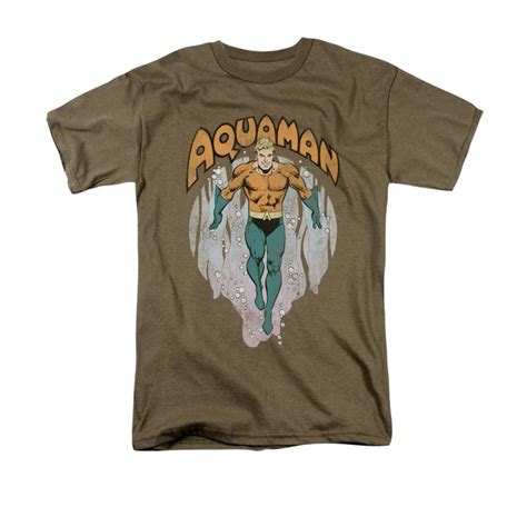 Dc Comics Aquaman From The Depths T Shirt Retro Shirts Shirts