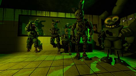 Fnaf Sfm All The Springtraps By Fnafplayer2016 On Deviantart