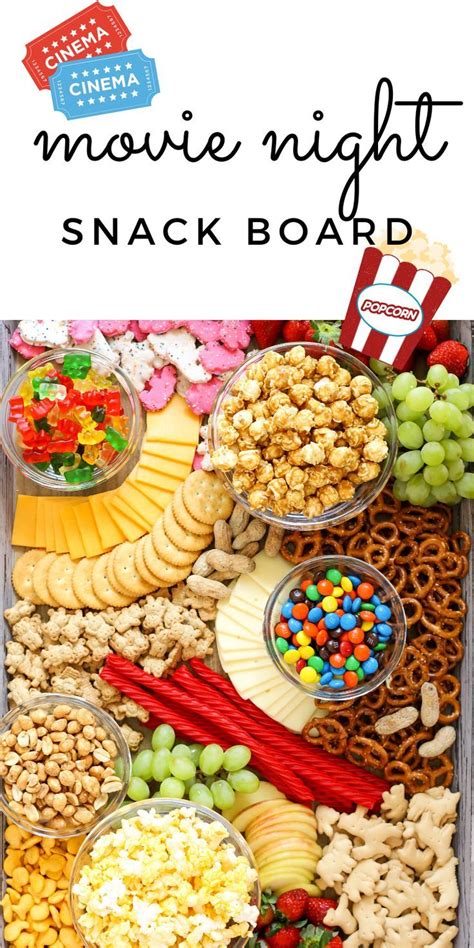 Movie Night Snack Board Simply Made Recipes Recipe Movie Night