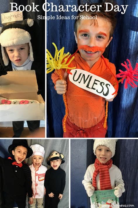 Book Character Day Simple Costumes For School Shann Evas Blog