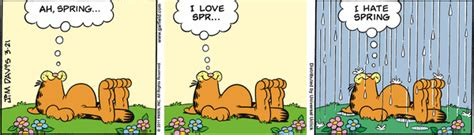 World Of Cartoons And Comics Garfield On The Weather