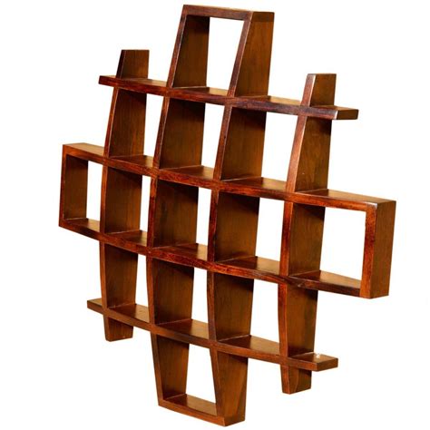 Contemporary Wood Display Wall Hanging Shelves Home Decor Shadow Boxes