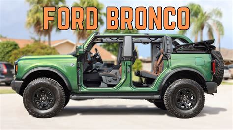Ford Bronco No Doors No Roof Remarkable 4k Youtube