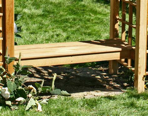 Red Cedar Canterbury Arbor Wbench And 2 Wings