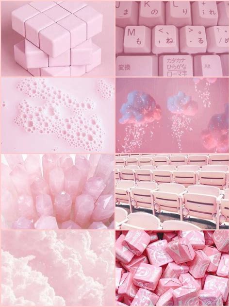 Pastel Pink Aesthetic Collage Shared By Jamie Gonzalez