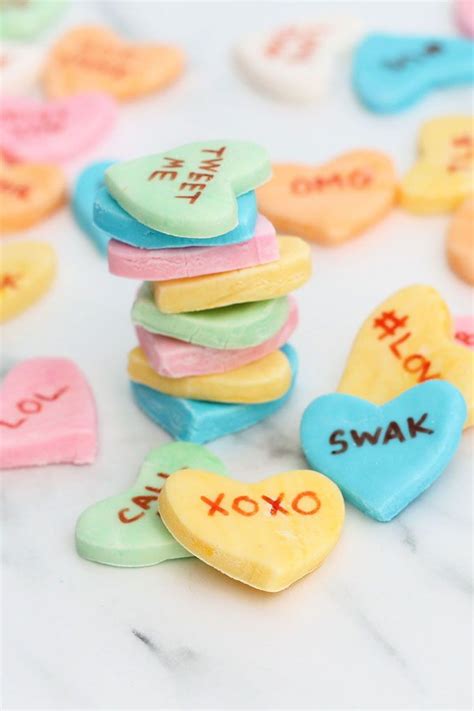 How To Make Homemade Conversation Hearts Candy For Valentines Day