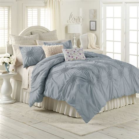 Lc Lauren Conrad Eloise Duvet Cover Set Kohls Blue Comforter Sets