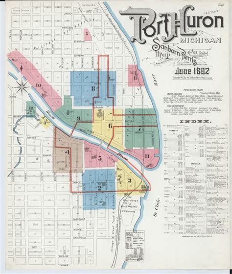 Blue water insurance provides homeowners and auto insurance to the port huron, mi area. Image 1 of Sanborn Fire Insurance Map from Port Huron ...