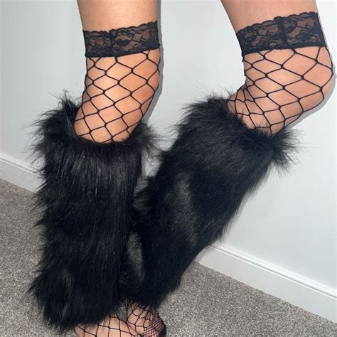 Cute Yet Sexy Lace And Fishnet Stockings Knee Depop