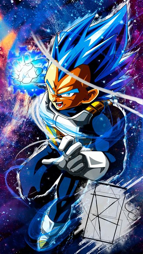 This drawing is made for. Vegeta SSJ Blue Full Power (Universo 7) | Dragones ...