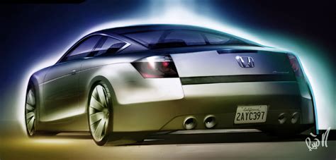 Honda Accord Concept Sketch Stylish Cars