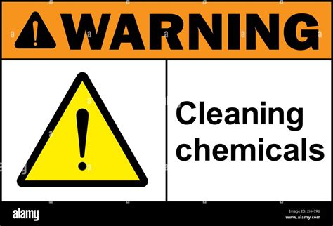 Hazard Label Cleaning Product Hi Res Stock Photography And Images Alamy