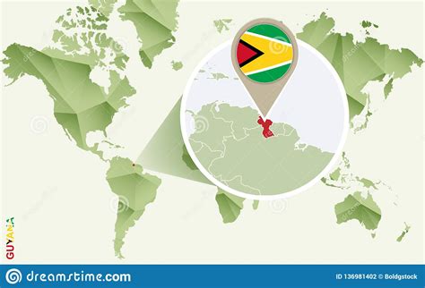 Guyana Mapa Y Bandera Infographic Ejemplo Detallado Del Vector Porn Sex Picture