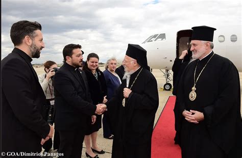 His All Holiness Ecumenical Patriarch Bartholomew Arrives For Official