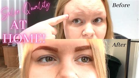 How To Tint Your Eyebrows At Home Eyebrow Hack Quick Easy And Cheap