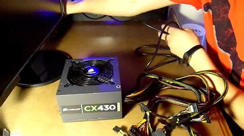 Corsair Cx430 Power Supply Unboxing And Review Youtube