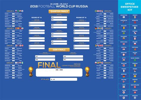 The 2018 fifa world cup qualification process was a series of tournaments organised by the six fifa confederations to decide 31 of the 32 teams which would play in the 2018 fifa world cup, with russia qualifying automatically as hosts. World Cup 2018 Russia - Table Schedule - HD Wallpaper