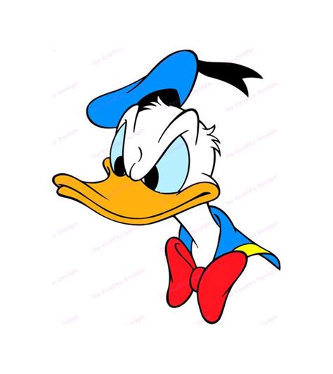 Donald Duck SVG 27 Svg Dxf Cricut Silhouette Cut File Etsy Canada