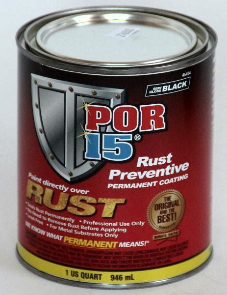 Por 15 Rust Preventive Paint Semi Gloss 946ml Black 45404 For Sale