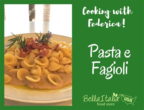 Cooking With Federica A Modern Take On Classic Pasta E Fagioli
