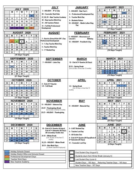 2020 21 School Calendars Academic Calendars Monterey Peninsula