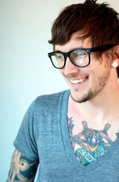 Hot Tattoed Guys Wearing Glasses Miss Spectacles Babes