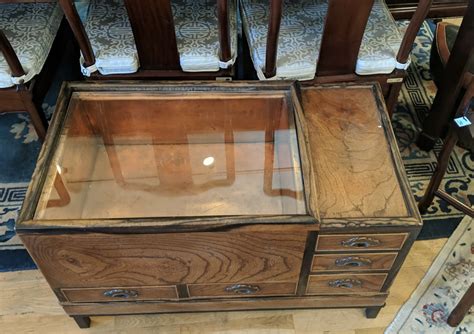 Japanese Hibachi Table With 5 Drawers Ark Antiques La Jolla Ca
