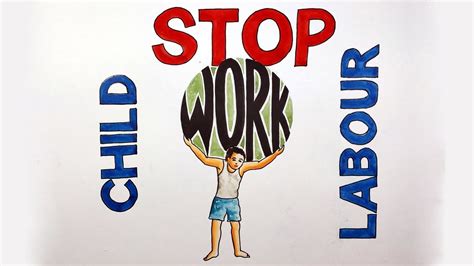 Kentucky labor cabinet division of wages and hours. Stop Child Labour : How to draw child labour poster easy ...