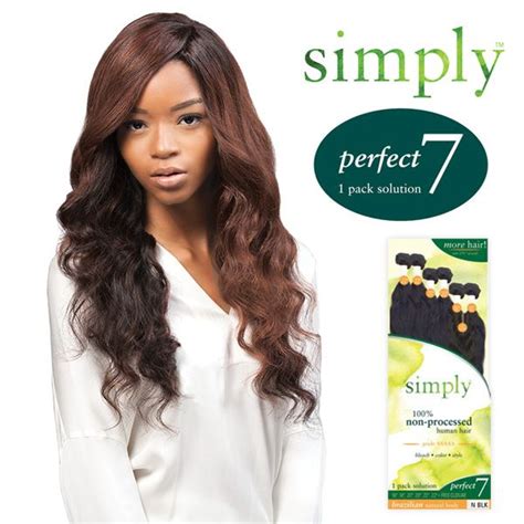 Outre Simply 100 Non Processed Brazilian Perfect 7 Natural Deep Remy Human Hair Weave Remy