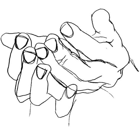 Hands Drawing Cupped Open Draw Hand Shaking Reference Praying Together