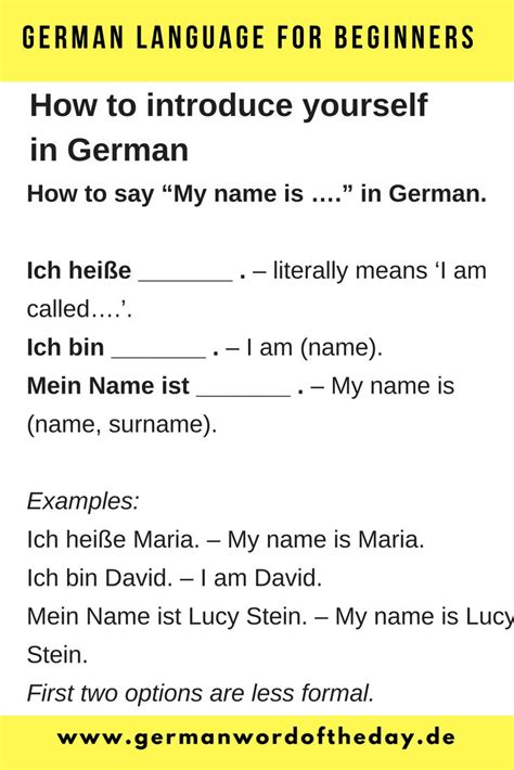 Learn German Basic German Words German For Beginners Basic German
