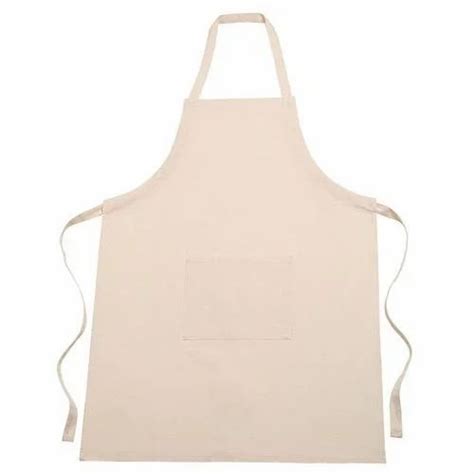 Off White Plain Cotton Apron For Kitchen At Rs 200 In Solan Id 11786504630