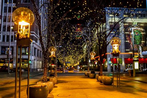 Downtown Denver at Christmas Photograph by Teri Virbickis | Fine Art ...