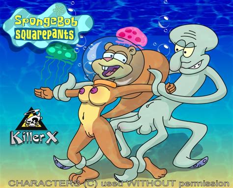 post 1851384 killerx sandy cheeks spongebob squarepants series squidward tentacles