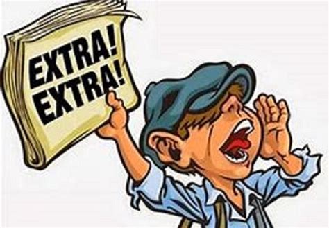 News Clipart Extra Extra Read All About It News Extra Extra Read All