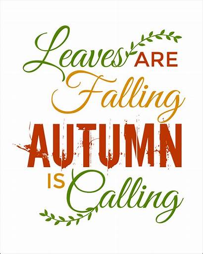 Fall Autumn Creative Quotes Printables Printable Season